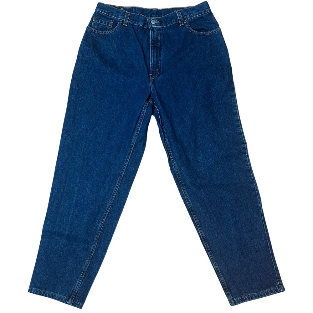 Levi's Vintage 550 Relaxed Fit Tapered Leg Jeans Dark Wash Size 16 Short